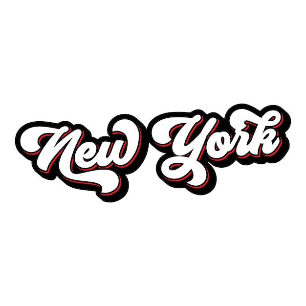 Vector new york college style vintage typography vector illustration design for slogan tee t shirt