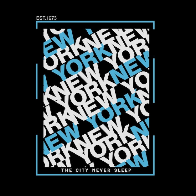 Vector new york effect design typografie vector design tekst illustratie teken t shirt graphics