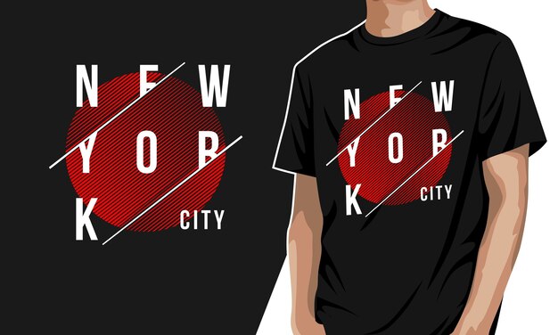 Vettore new york - t-shirt grafica
