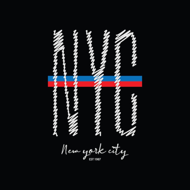 Vector new york illustration typography. perfect for designing t-shirts, shirts, hoodies, poster, print