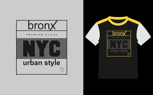 New york illustration typography perfect for t shirt