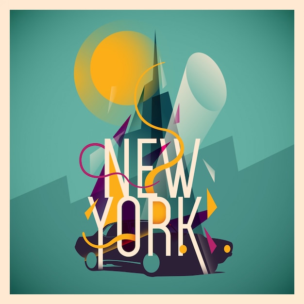 Vettore illustrazione di new york