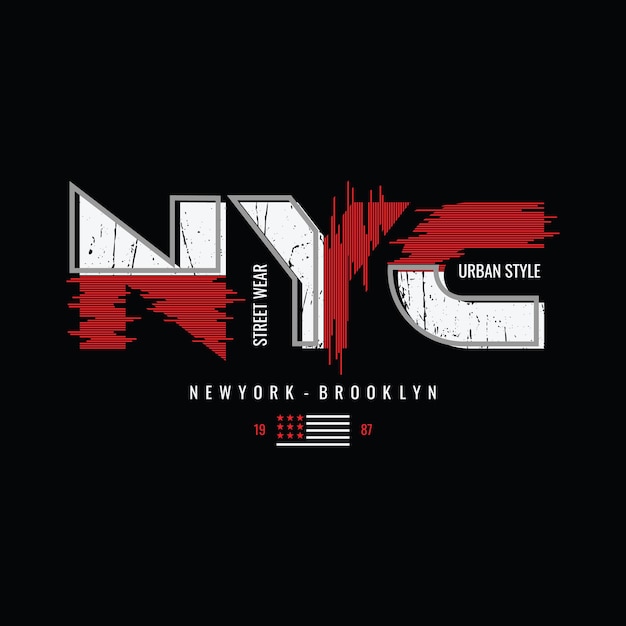 Vector new york tshirt and apparel design