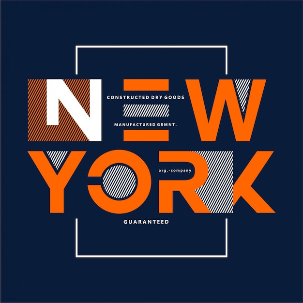 New york - typografie