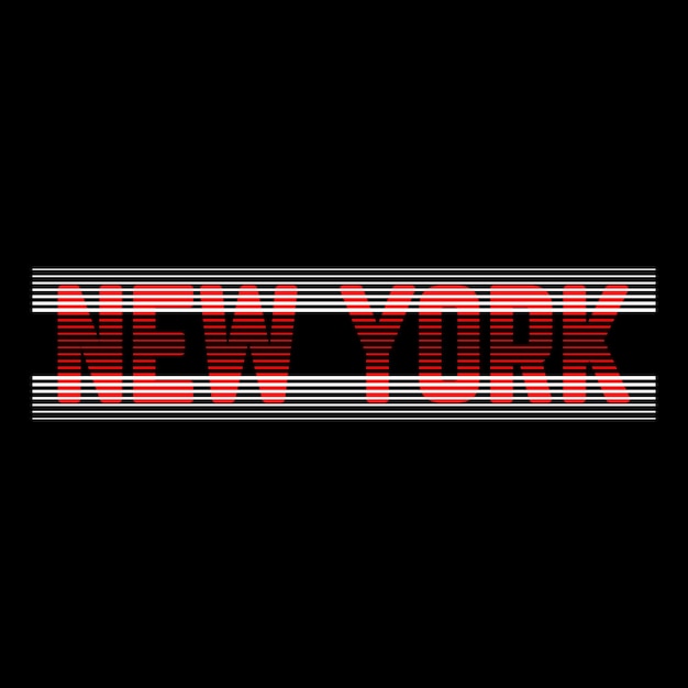 Vector new york typography design vector for print t shirt