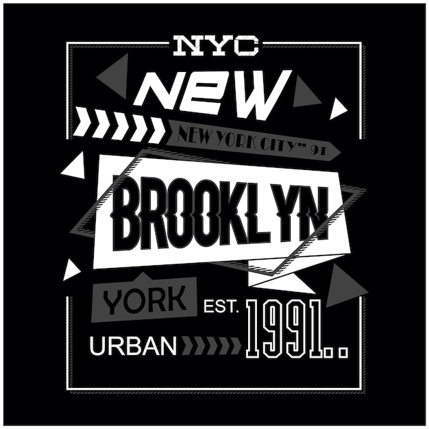 New york typography for print perfect for t-shirts design clothing hoodies etc