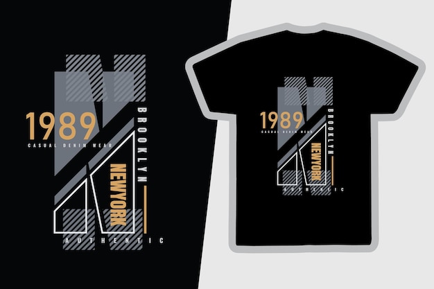 벡터 뉴욕 타이포그래피 벡터 t 셔츠 디자인