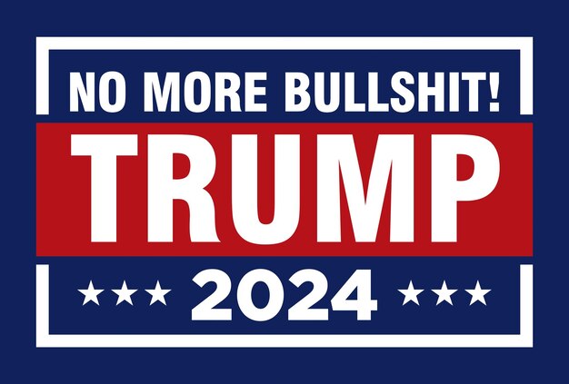 NEW YORK UNITED STATES August 02 2021 Trump supporter banner design