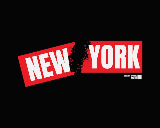 new york vector illustration and typography perfect for tshirts hoodies prints etc free vector