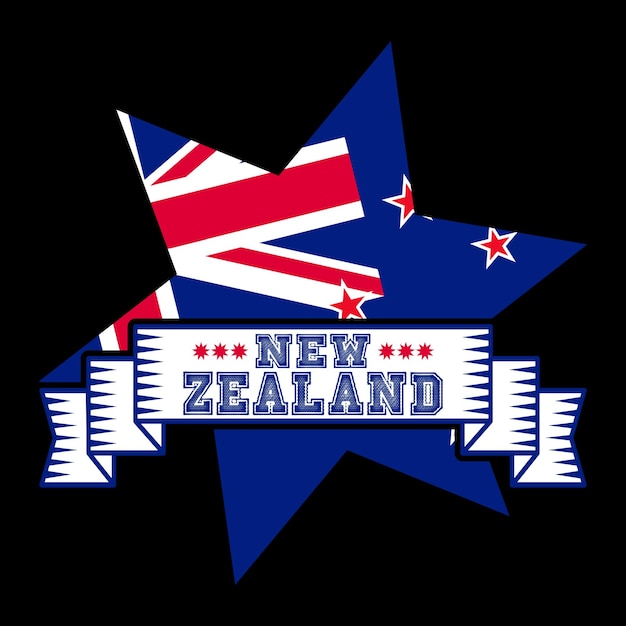 New Zealand Country Flag Tshirt