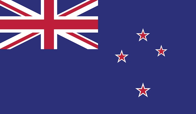 Vector new zealand national flag