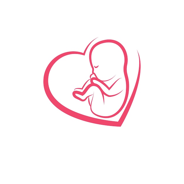 Newborn baby drawn vector illustration isolated on white. Innocent child, happy concern concept.