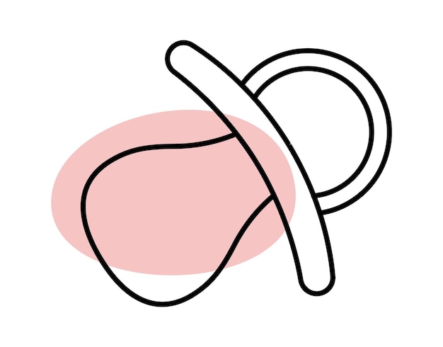 Новорожденные ортодонтические пустышки линия икона искусства Детский аксессуар
