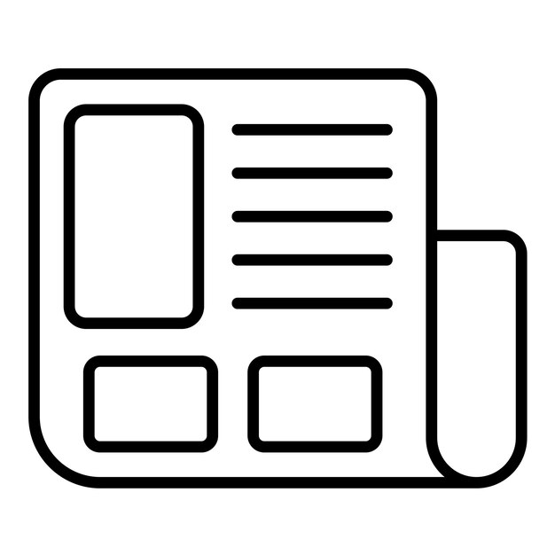 新聞のイラスト