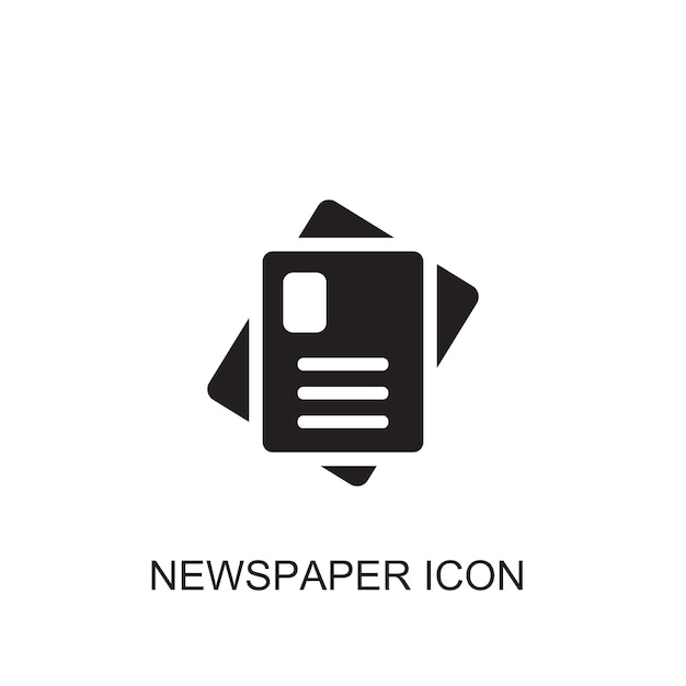 Vector newspaper vector icon icon