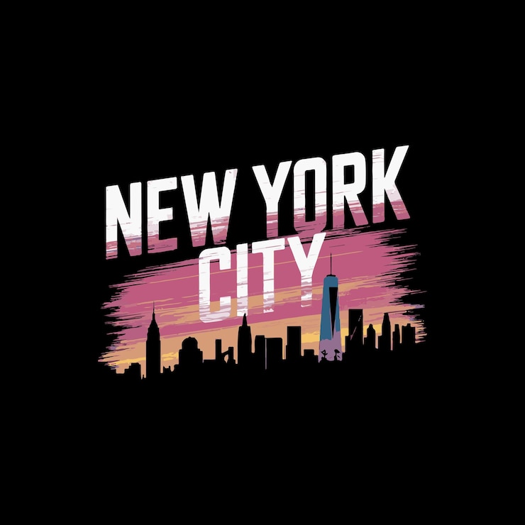 Vector newyork city t shirt design
