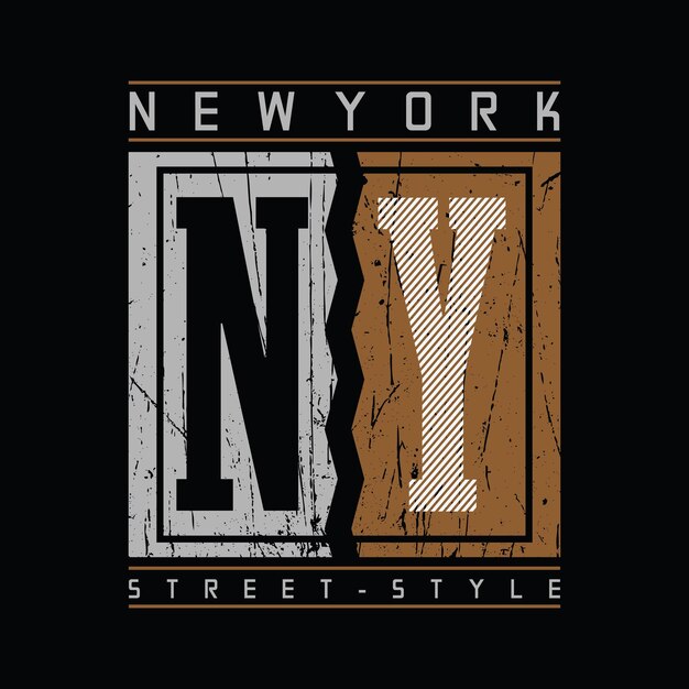 Newyork tshirt and apparel design