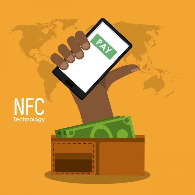 Значки технологии NFC