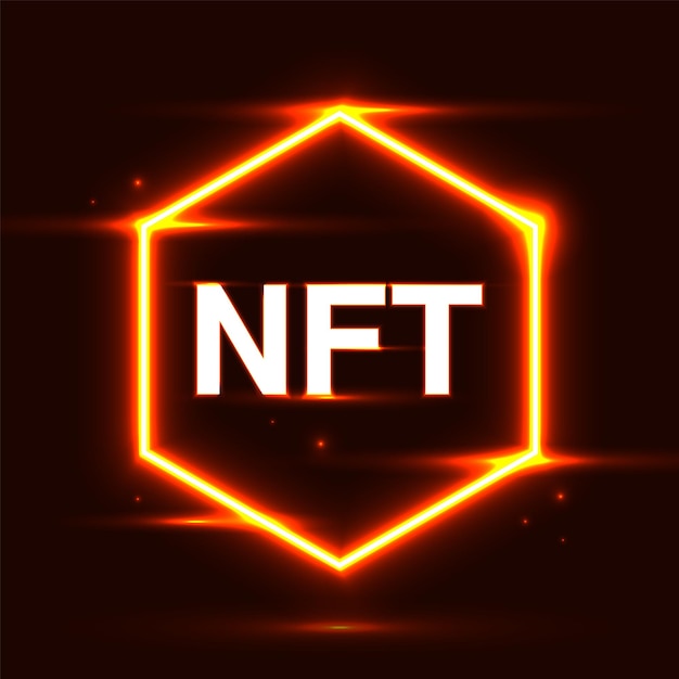 NFT 미래 디지털 배경 Cryptocurrency 개념