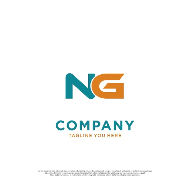 NG 터 로고 디자인