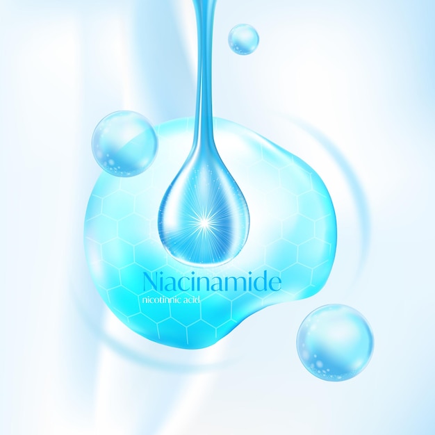 Niacinamide niacin nicotinnic acid serum skin care cosmetic