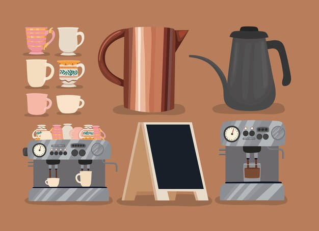 Nice barista icons