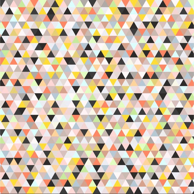 Nice colorful background of triangles