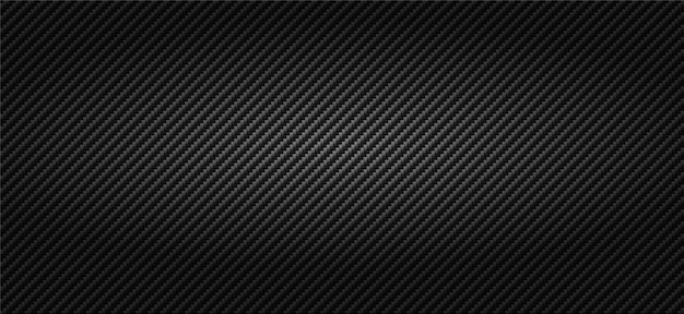 Vector nice dark carbon fibre background pattern design subtle gray lines of strong light