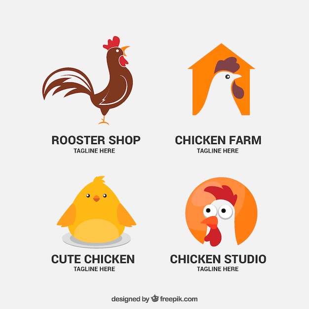 Nice farm animal logos