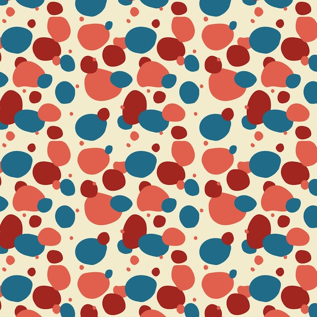 Vector nice flat polka dot pattern design