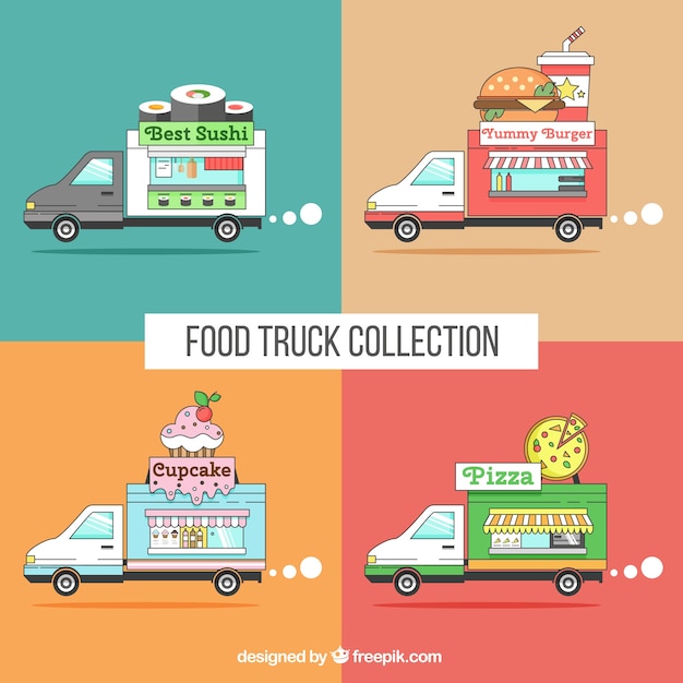 Nice food trucks collection