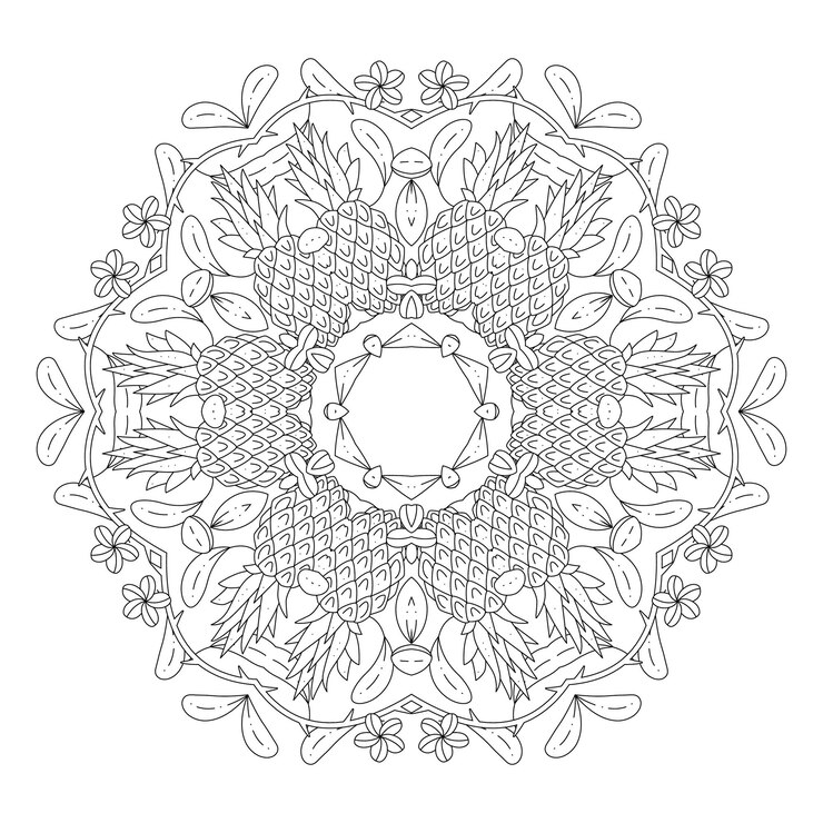 Nice Hand Drawing Mandala Design
