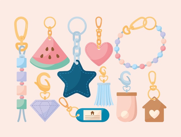 Nice keychain items