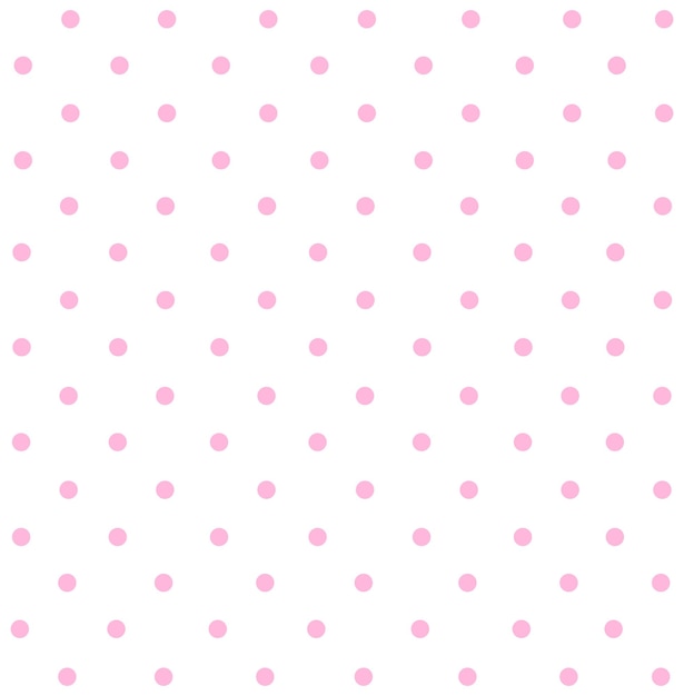 Nice pink polka dot seamless pattern