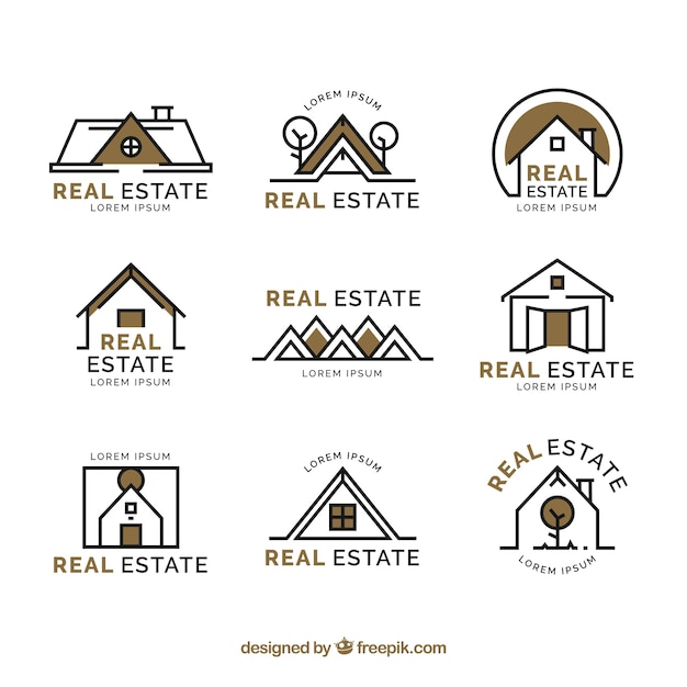 Nice real estate logotypes