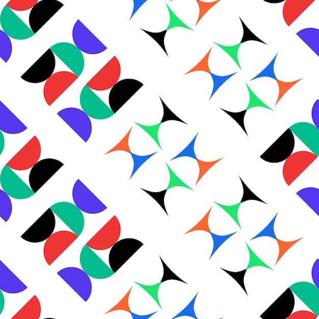 Nice shape pattern design pattern vector