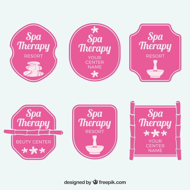 Nice spa logotype templates