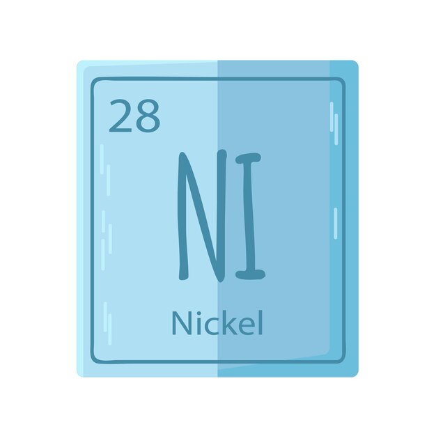 Nickel icon clipart avatar logotype geïsoleerde vector