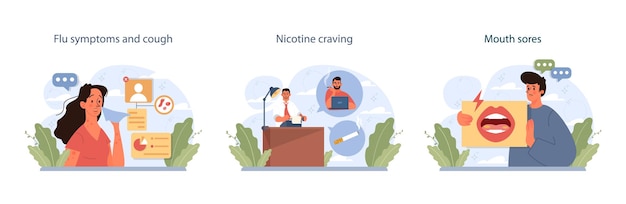 Nicotine withdrawal symptoms set common effects on character