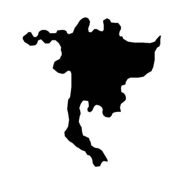 Nidwalden kaart Kantons van Zwitserland Vector illustratie