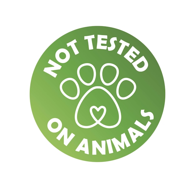 Niet getest op dierenlogo