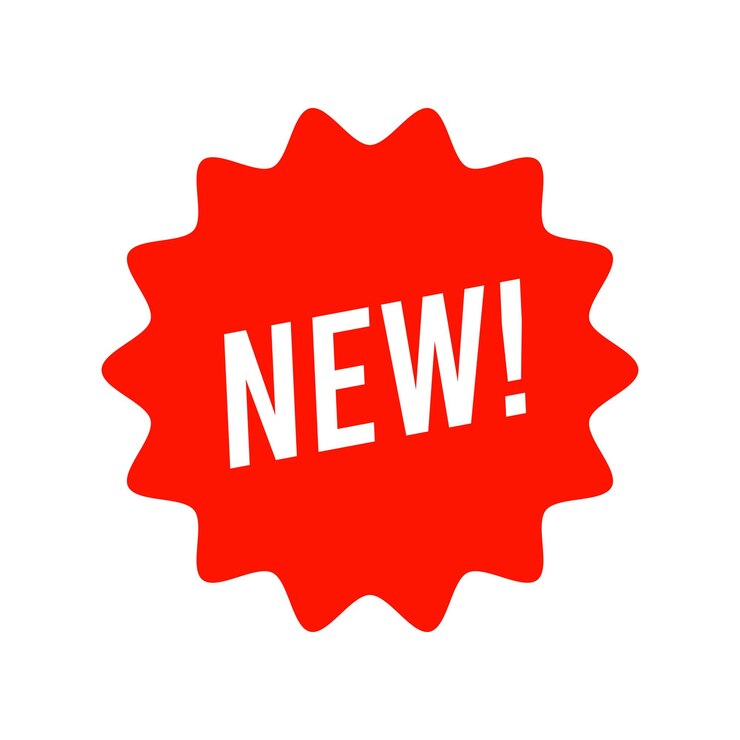 Vector nieuw aanbodlabel