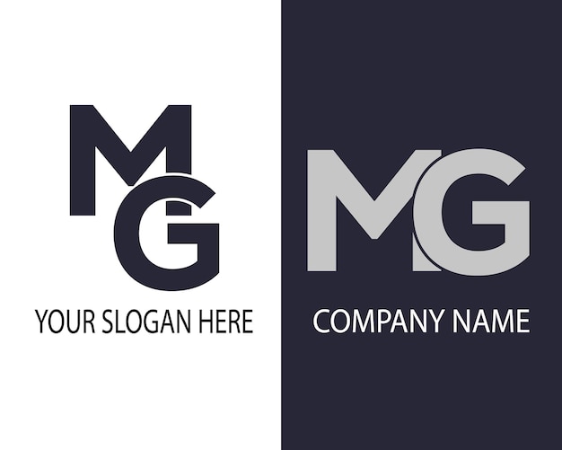 NIEUW BESTE MG creatief aanvankelijk laatste logoMG abstractMG laatstgenoemde vectorontwerpMG Monogram logo-ontwerp