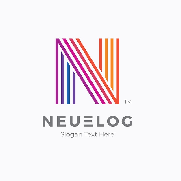 Nieuw Nieuw N Letter-logo