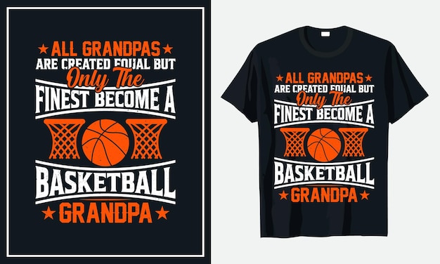 Nieuw ontwerp voor basketbaldag T-shirt