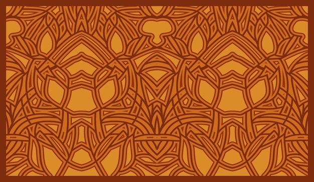 Vector nieuw patroon batik indonesië met de moderne stijl