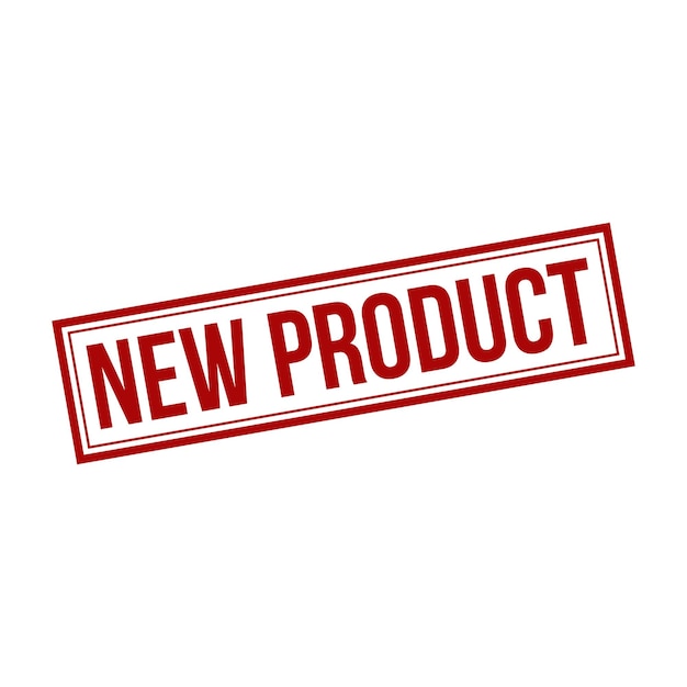 Nieuw product stempel Nieuw product vierkant bord