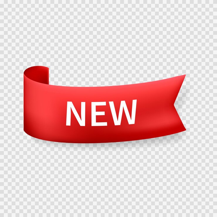 Vector nieuw rood lint.