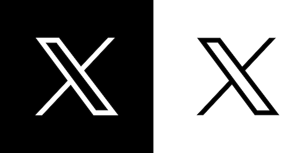 Nieuw Twitter-logo Realistisch redactioneel