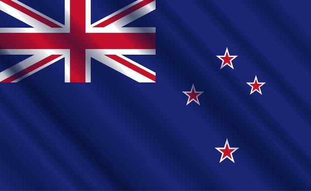 Nieuw-Zeelandse vlag vectorillustratie